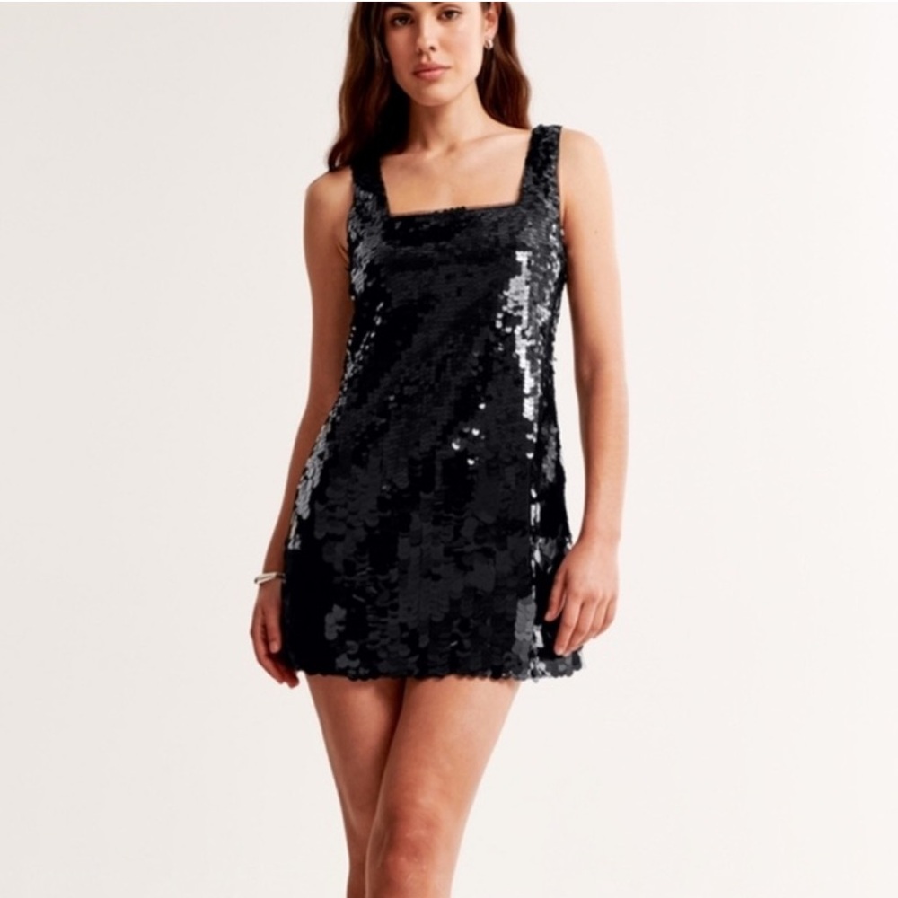 Abercrombie & Fitch Black Sequin Blouse